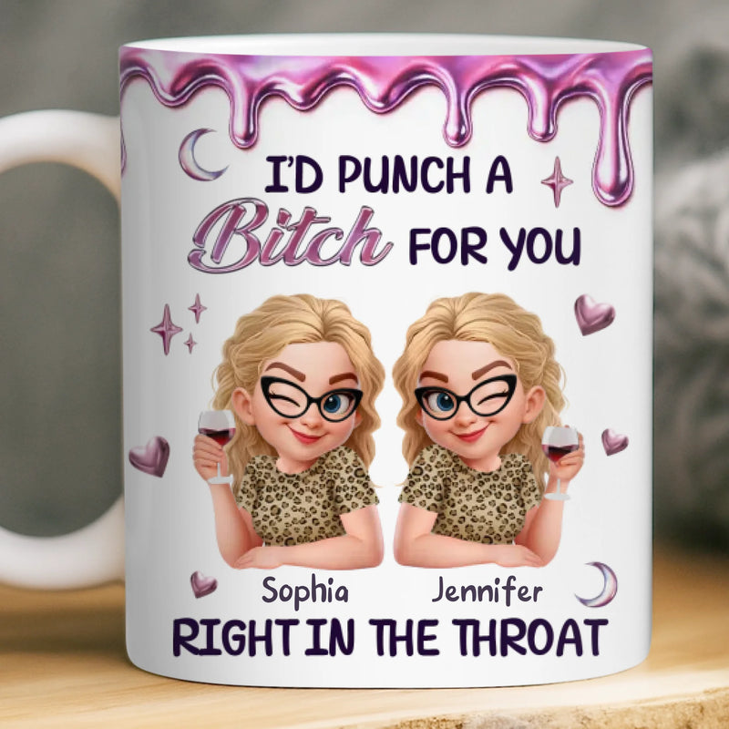 Custom Mug - Personalized Best Friend Birthday Gifts For Women, Besties, Sisters, BFF - Made For Each Laugh