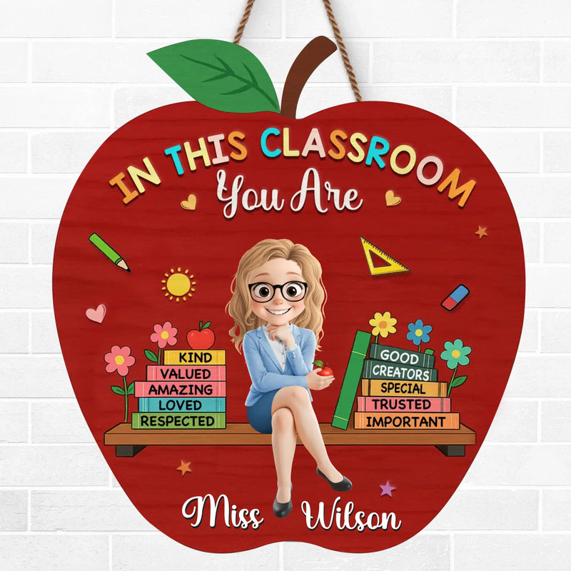 Custom Wood Sign - Personalized Back To School Gifts For Teachers - Kindness Is Always Cool