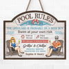 Sun, Water, And You - Couple Personalized Custom Home Decor Wood Sign - Gift For Husband Wife, Anniversary