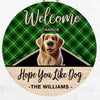 Home Is Where The Dog Is - Dog Personalized Custom Home Decor Wood Sign - House Warming Gift For Pet Owners, Pet Lovers