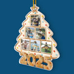 Custom Photo Christmas Family Gifts - Personalized Ornament