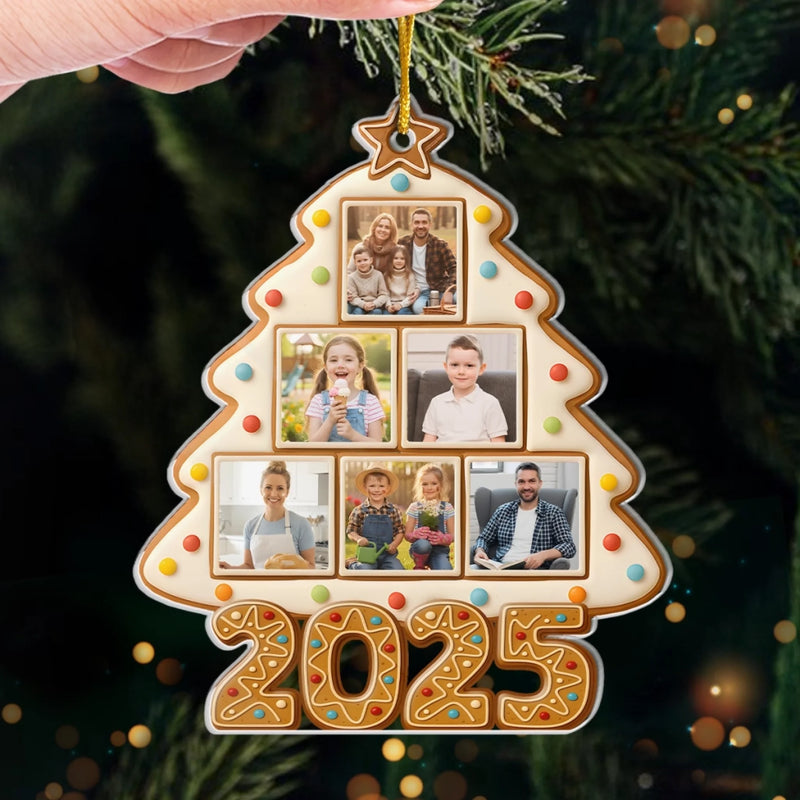 Custom Photo Christmas Family Gifts - Personalized Ornament