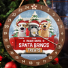 Custom Wooden Countdown Calendar - Personalized Christmas Birthday Gifts For Dog Cat Lovers, Dog Dad And Mom, Cat Owners - Every Day’s A Treat Closer