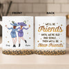 Custom Mug - Personalized Best Friend Birthday Gifts For Women, Besties, Sisters, BFF - You Make My World Loud