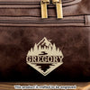 Custom Engraved Leather Toiletry Bag - Personalized  Christmas Birthday Camping Gifts For Campers - Built To Last Every Journey