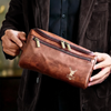 Custom Engraved Leather Toiletry Bag - Personalized  Christmas Birthday Hunting Gifts For Hunters - Hunt,  Explore, Repeat