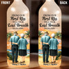 Custom Bottle Lamp - Personalized Anniversary Wedding Gifts For Husband And Wife, Him And Her - Together From First Kiss To Always