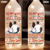 I Love You Forever And Always - Couple Personalized Custom Bottle Lamp - Gift For Husband Wife, Anniversary