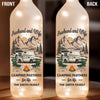 Campfires And Kisses, Forever And Always - Couple Personalized Custom Bottle Lamp - Gift For Husband Wife, Camping Lovers