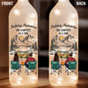 Camping Partners For Life - Couple Personalized Custom Bottle Lamp - Gift For Husband Wife, Camping Lovers