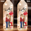 Love Is A Dance We Both Know - Couple Personalized Custom Bottle Lamp - Gift For Husband Wife, Anniversary