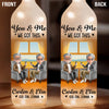 Custom Bottle Lamp - Personalized Anniversary Wedding Gifts For Husband And Wife, Him And Her - Cherished Moments From Start To End