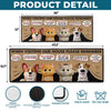 Custom Runner Rug - Personalized Christmas Birthday Gifts For Dog Cat Lovers, Dog Dad And Mom, Cat Owners - Welcome To Our Pawfect Mess