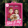 Custom Toy Box Acrylic Ornament - Personalized Anniversary Christmas Wedding Gifts For Husband And Wife, Dog Cat Lovers - Where Love Begins And Fur Never Ends