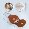 Custom Photo Pocket Hug - Personalized Birthday Gifts For Mom, Dad, Son - Home Is Wherever You Are