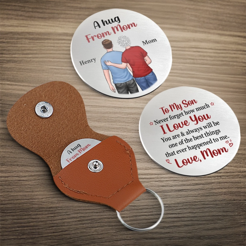 Custom Pocket Hug - Personalized Birthday Gifts For Mom, Son, Daughter - Love You Beyond Words