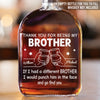 Custom Whiskey Bottle - Personalized Birthday Gifts For Brother, Sister, Best Friends - Same Roots Different Wings