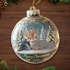 Custom Photo Acrylic Ornament - Personalized  Christmas Birthday Hunting Gifts For Hunters - Hunt Hard, Hang Proud