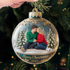 Custom Photo Acrylic Ornament - Personalized Anniversary Christmas Wedding Gifts For Husband And Wife, Him And Her - Every Snowflake Reminds Me Of You