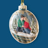 Custom Photo Acrylic Ornament - Personalized Anniversary Christmas Wedding Gifts For Husband And Wife, Him And Her - Every Snowflake Reminds Me Of You
