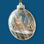 Custom Pet Photo Christmas Cat Gifts for Cat Lovers - Personalized Ornament