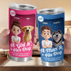 Custom Toy Box Tumbler - Personalized Birthday Gifts For Dog Lovers, Dog Dad And Mom - Paws And Coffee Vibes