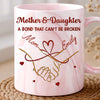 Custom 11oz Pink Marble Mug - Personalized Birthday Gifts For Mom, Daughter - You Are My Joy
