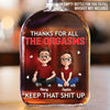 Custom Whiskey Bottle - Personalized Anniversary Christmas Wedding Gifts For Husband And Wife, Him And Her, Wine, Bourbon, Whiskey Lovers - You’re My Daily Dose Of Happiness