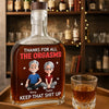 Custom Whiskey Bottle - Personalized Anniversary Christmas Wedding Gifts For Husband And Wife, Him And Her, Wine, Bourbon, Whiskey Lovers - You’re My Daily Dose Of Happiness