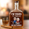 Custom Whiskey Bottle - Personalized Anniversary Christmas Wedding Gifts For Husband And Wife, Him And Her, Wine, Bourbon, Whiskey Lovers - You’re My Favorite Hobby
