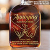 Custom Whiskey Bottle - Personalized Anniversary Christmas Wedding Gifts For Husband And Wife, Him And Her, Wine, Bourbon, Whiskey Lovers - Built To Love, Born To Annoy