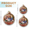 Custom Acrylic Ornament - Personalized Best Friend Christmas Birthday Gifts For Women, Besties, Sisters, BFF - More Laughs Less Drama