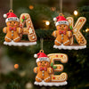 Custom Wood Ornament - Personalized Christmas Birthday Gifts For Mom, Dad, Brother, Sister, Kids - Home Feels Full Of Laughter