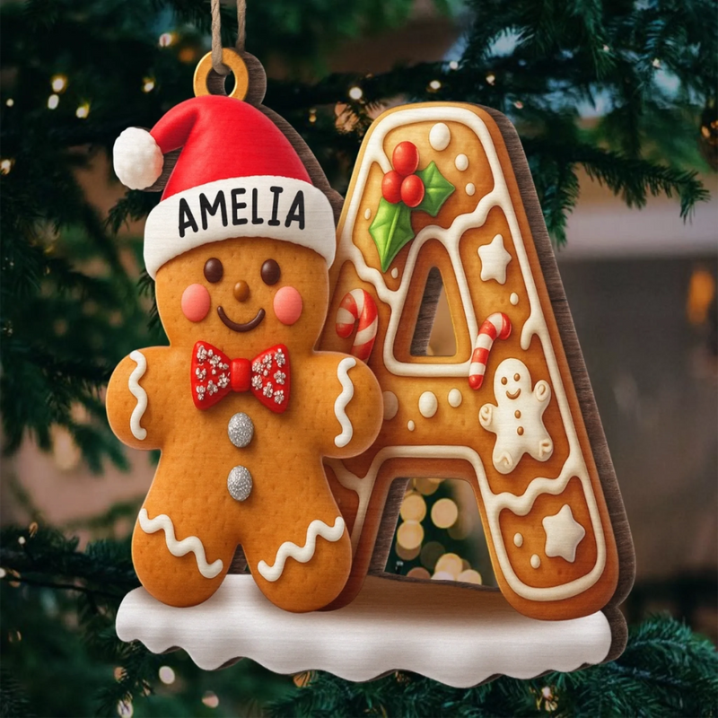 Custom Wood Ornament - Personalized Christmas Birthday Gifts For Mom, Dad, Brother, Sister, Kids - Home Feels Full Of Laughter