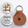 Custom Scrabble Pocket Hug - Personalized Birthday Gifts For Brother, Sister - Forever Linked Together
