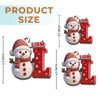 Custom Snowman Wood Ornament - Personalized Christmas Birthday Gifts For Mom, Dad, Brother, Sister, Kids - Home Is Where Love Grows