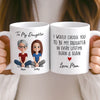 Custom Mug - Personalized Birthday Gifts For Mom, Dad, Son, Daughter - You Warm My World