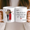 Custom Mug - Personalized Best Friend Birthday Gifts For Women, Besties, Sisters, BFF - Laugh Lines And Memories