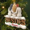 Custom Acrylic Ornament - Personalized Best Friend Christmas Birthday Gifts For Women, Besties, Sisters, BFF - You Make Every Day Magic