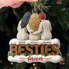 Custom Acrylic Ornament - Personalized Best Friend Christmas Birthday Gifts For Women, Besties, Sisters, BFF - You Make Every Day Magic