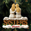 Custom Acrylic Ornament - Personalized Best Friend Christmas Birthday Gifts For Women, Besties, Sisters, BFF - You Make Every Day Magic