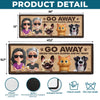Custom Runner Rug - Personalized Anniversary Wedding Gifts For Husband And Wife, Dog Cat Lovers - Knock Only If You Have Treats