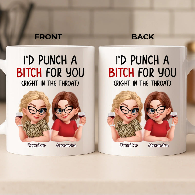 Custom Name Funny Best Friend Gifts for Women - Personalized Mugs