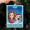 Custom Toy Box Acrylic Ornament - Personalized Christmas Birthday Gifts For Dog Lovers, Dog Dad And Mom - Messy But Adorable