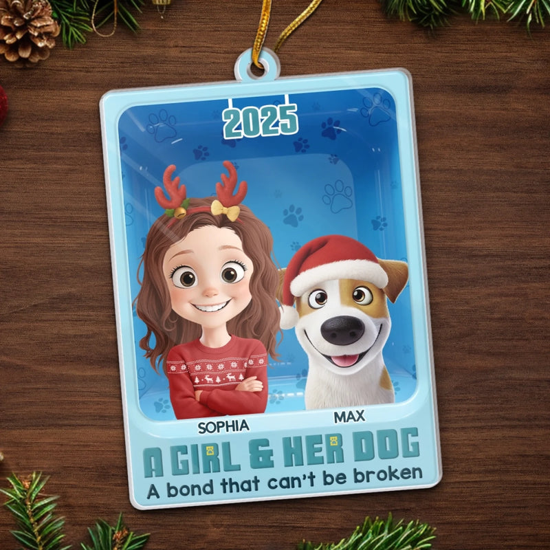 Custom Toy Box Acrylic Ornament - Personalized Christmas Birthday Gifts For Dog Lovers, Dog Dad And Mom - Messy But Adorable