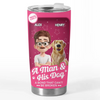 Custom Toy Box Tumbler - Personalized Birthday Gifts For Dog Lovers, Dog Dad And Mom - Paws And Coffee Vibes