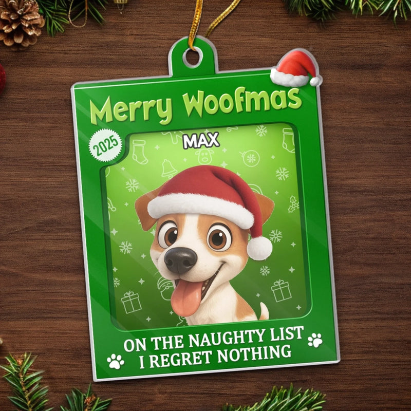 Custom Toy Box Acrylic Ornament - Personalized Christmas Birthday Gifts For Dog Cat Lovers, Dog Dad And Mom, Cat Owners - Fur Baby Approved