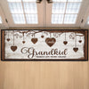 Custom Runner Rug - Personalized Birthday Gifts For Grandpa, Grandma - Love Grows Here Always