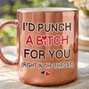 Custom 11oz Metallic Ceramic Mug - Personalized Best Friend Birthday Gifts For Women, Besties, Sisters, BFF - You Make Every Moment Shine