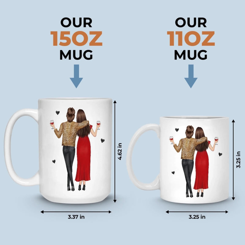 Custom Mug - Personalized Best Friend Birthday Gifts For Women, Besties, Sisters, BFF - Soulmates With A Twist